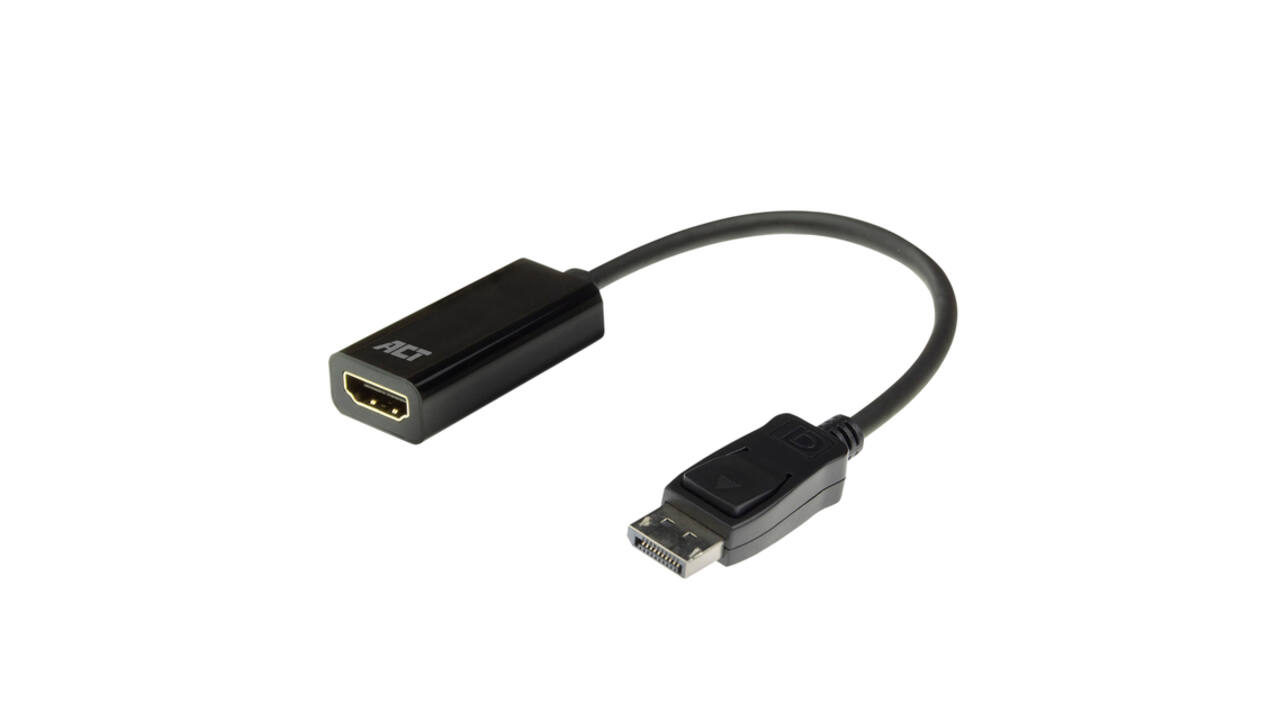 Adapter ACT DisplayPort naar HDMI 4K 0.15 meter
