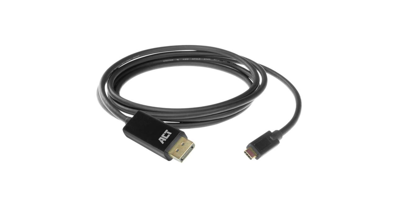 Kabel ACT USB-C naar Displayport 60Hz 2 meter