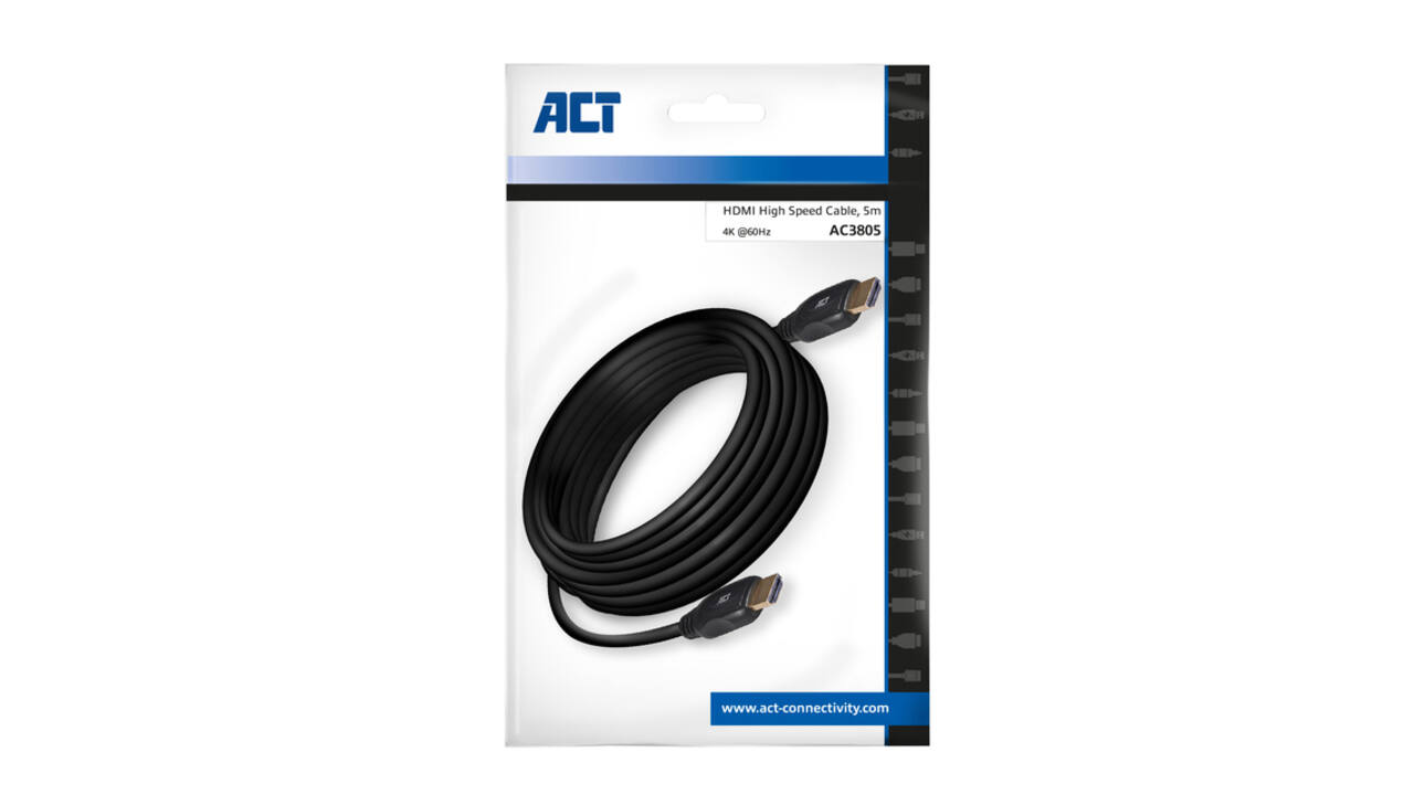 Kabel ACT HDMI High Speed type 1.4 5 meter
