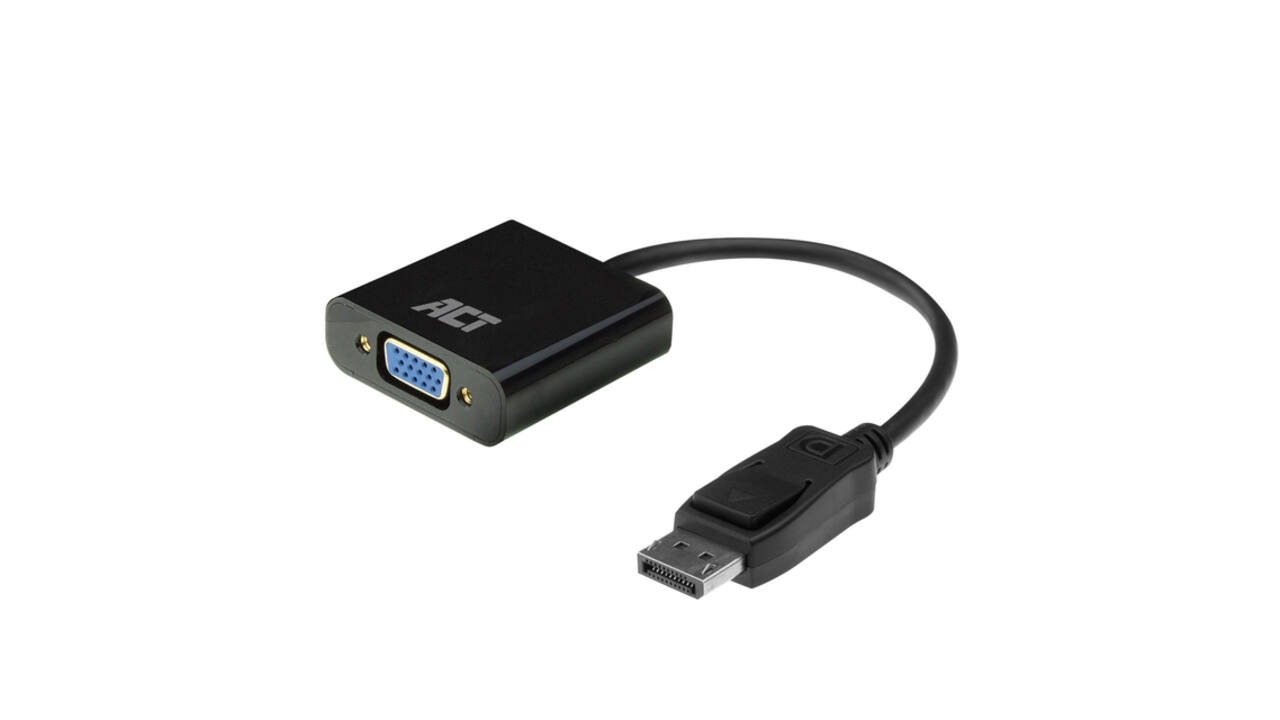 Adapter ACT DisplayPort naar VGA 0.15 meter