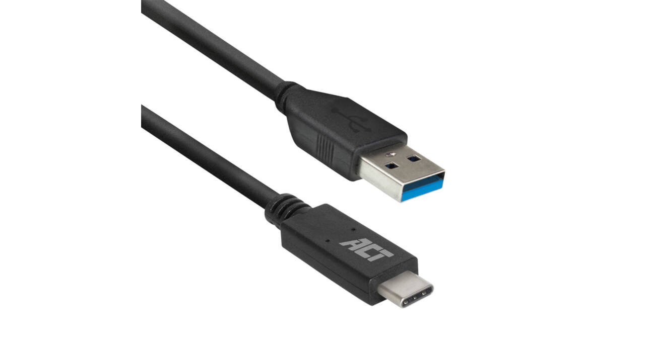 Kabel ACT USB A 3.2 naar USB-C 1 meter