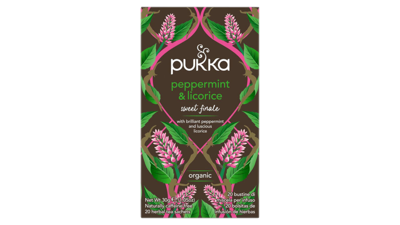Thee Pukka peppermint licorice 20 zakjes