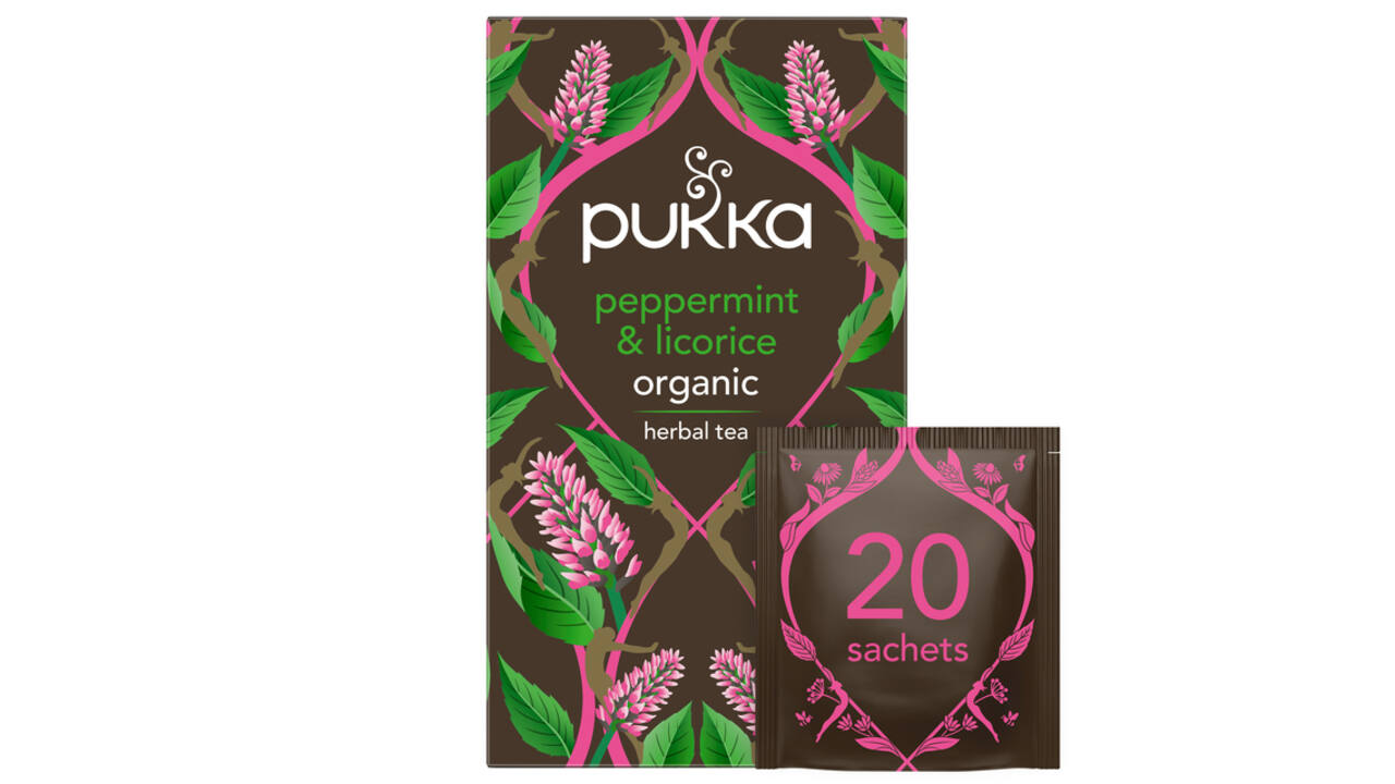 Thee Pukka peppermint licorice 20 zakjes