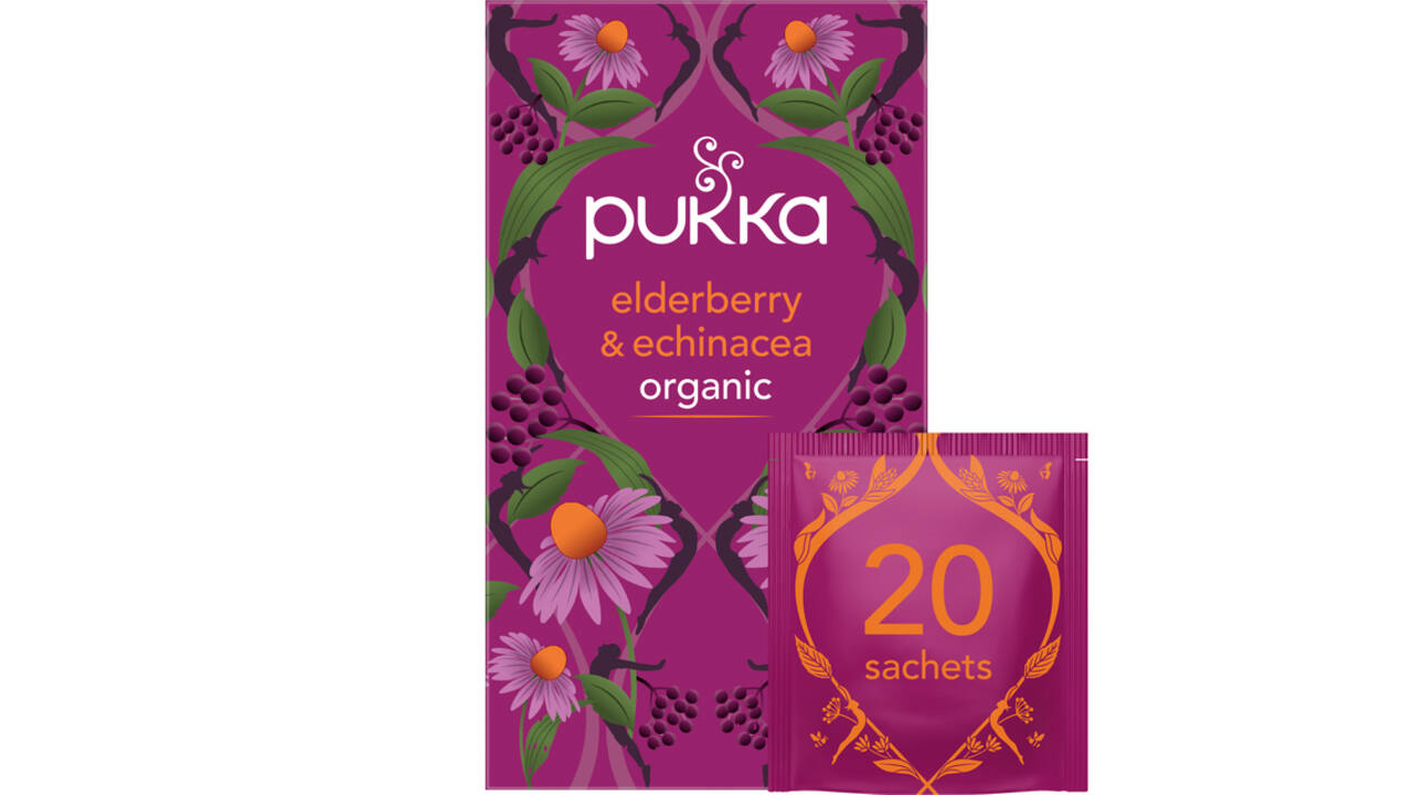 Thee Pukka elderberry en echinacea 20 zakjes