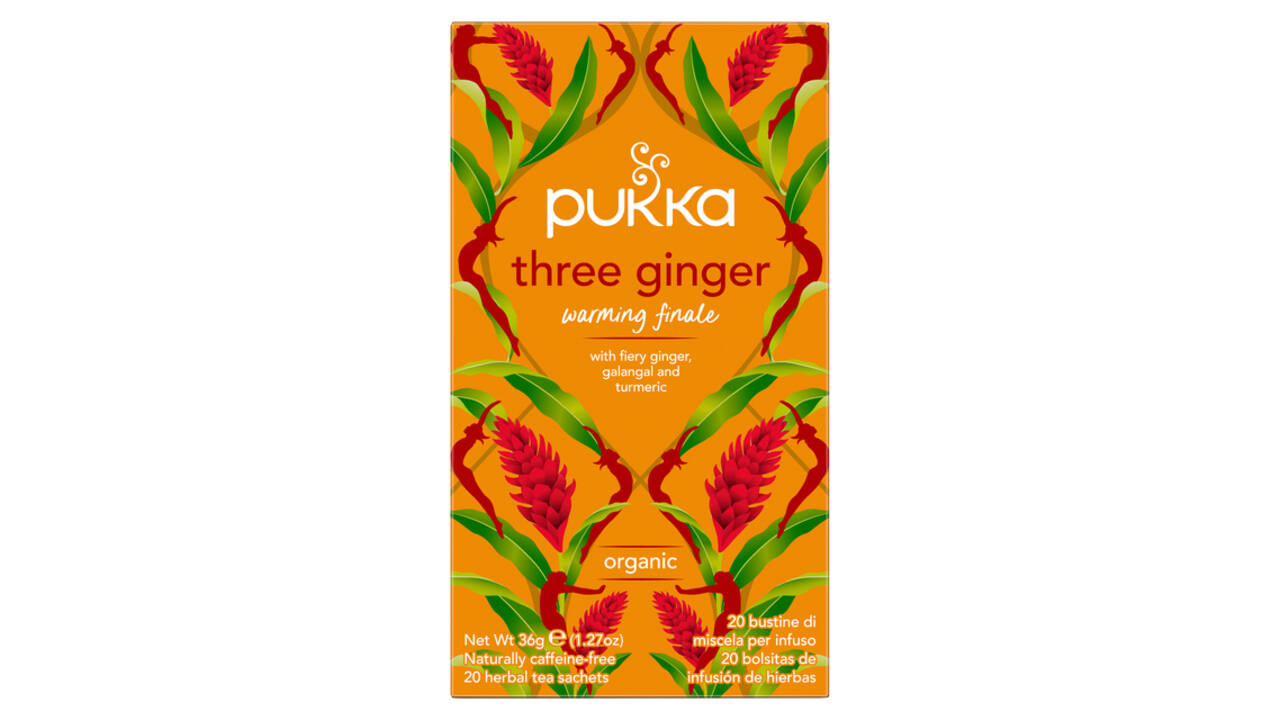 Thee Pukka ginger 20 zakjes