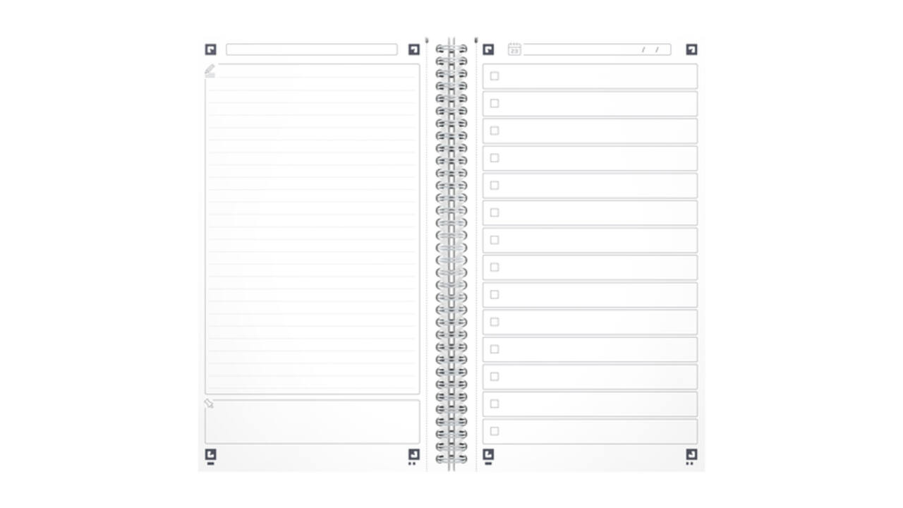 Task Manager Oxford 141x246 mm 115vel aqua