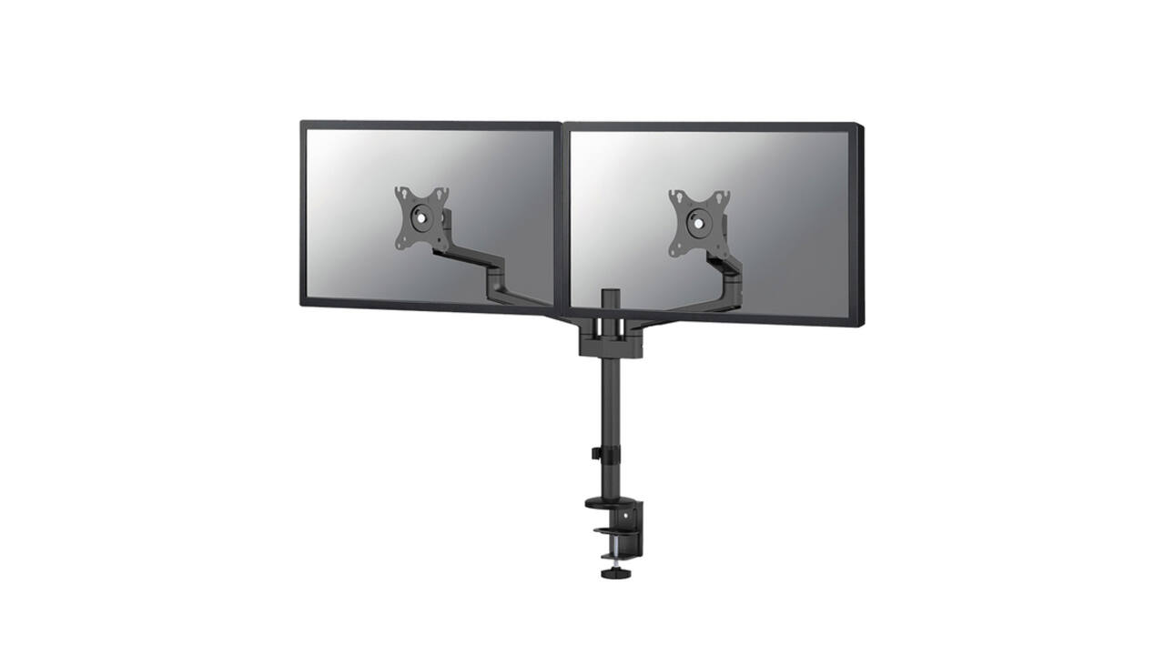 Monitorarm Neomounts NEXT Lite dual 17-27" zwart