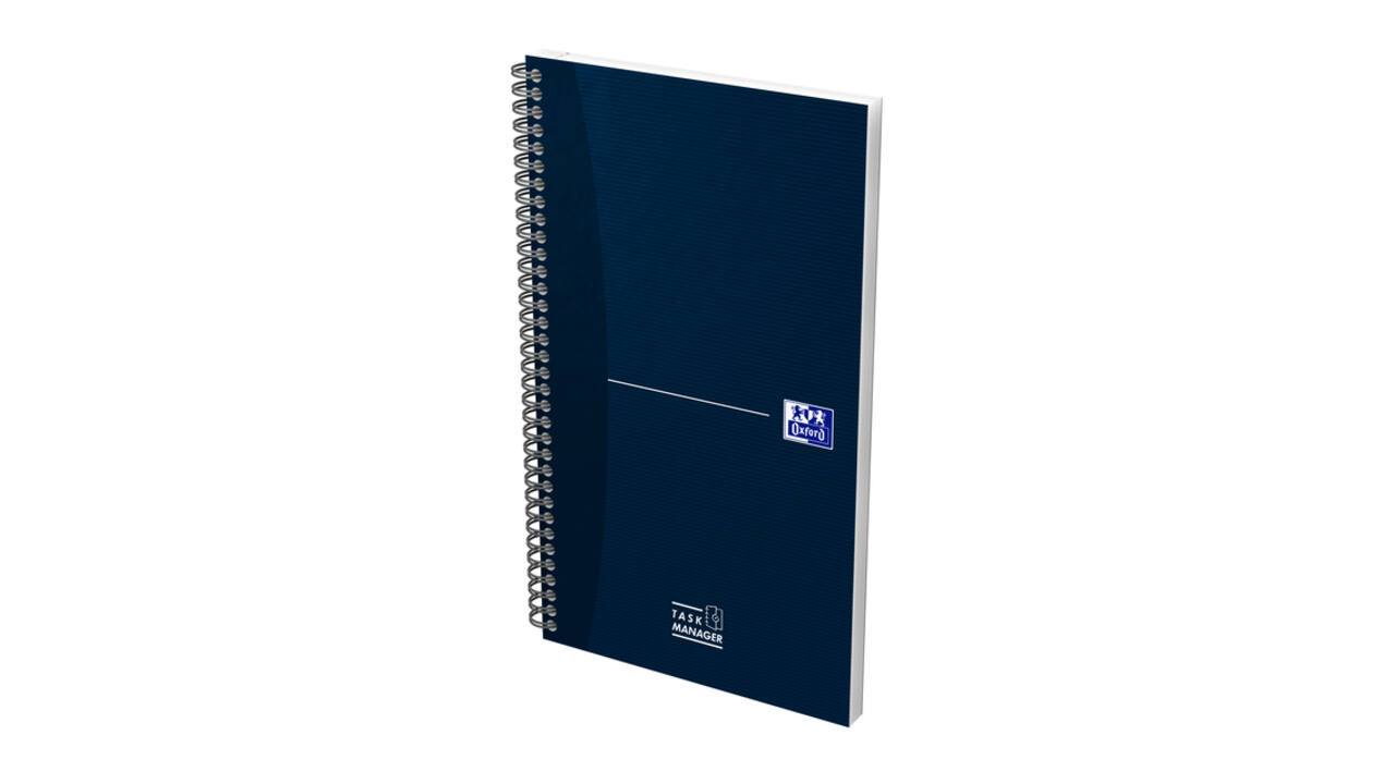 Task Manager Oxford 141x246 mm 115vel blauw