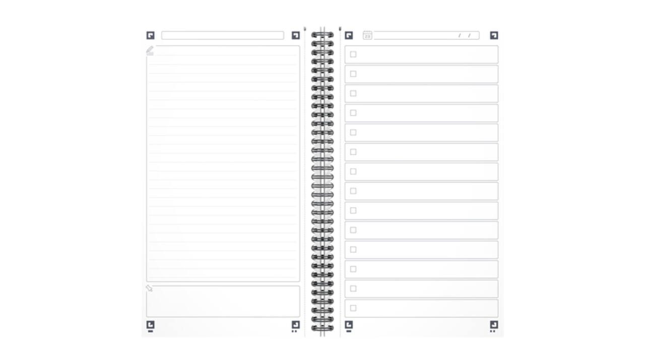 Task Manager Oxford 141x246 mm 115vel blauw