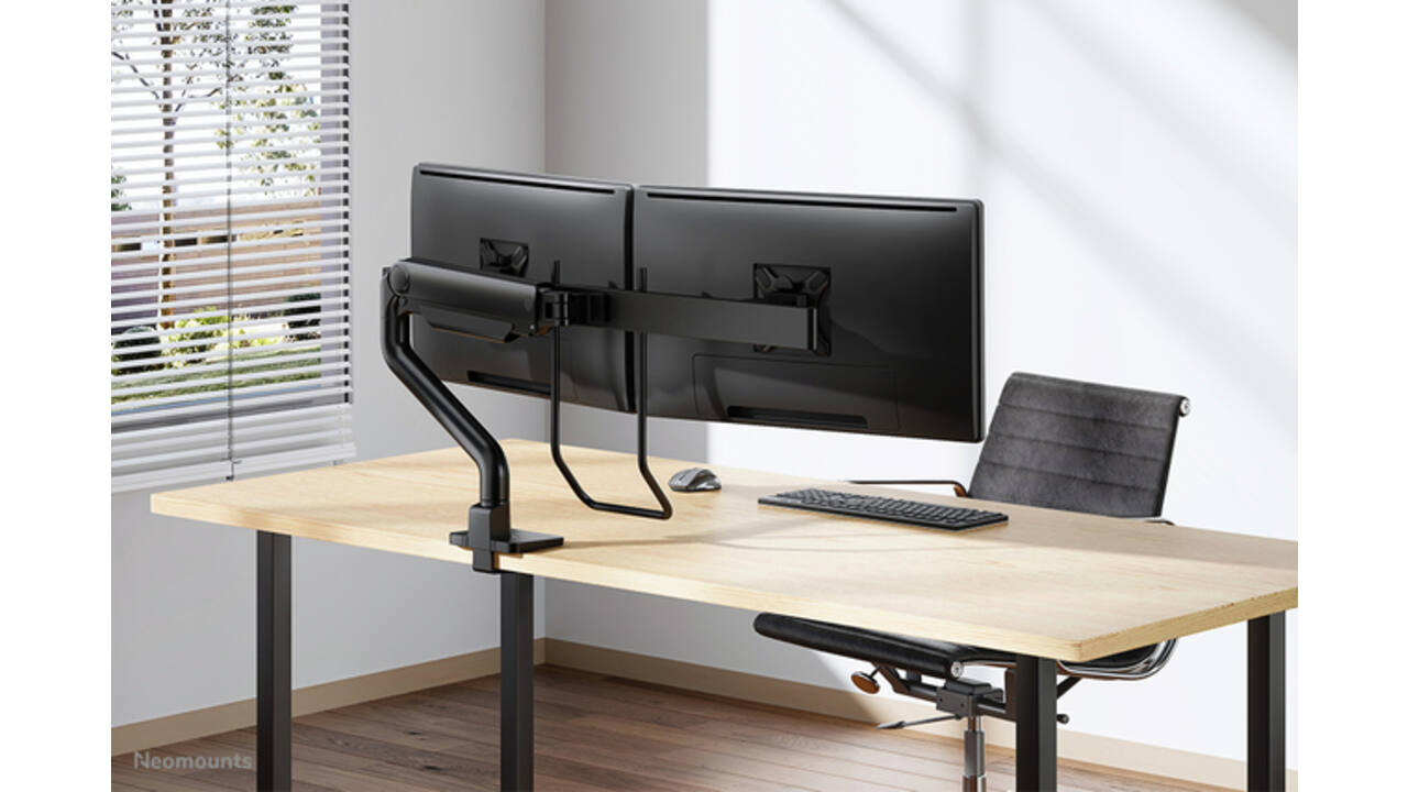 Monitorarm Neomounts NEXT One dual 17-32" zwart