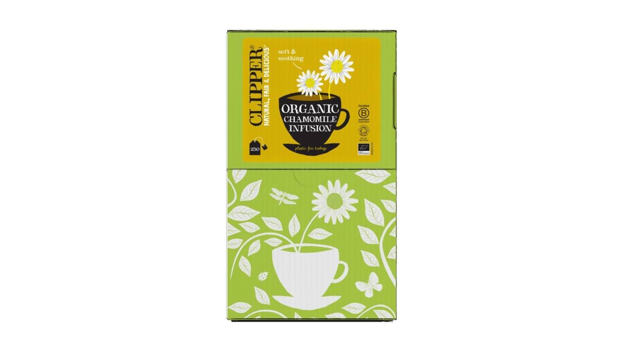 Thee Clipper infusion chamomile bio 250 zakjes