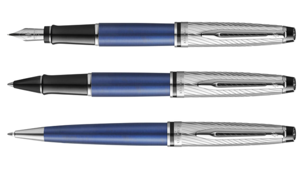 Balpen Waterman Expert metallic Blue CT medium