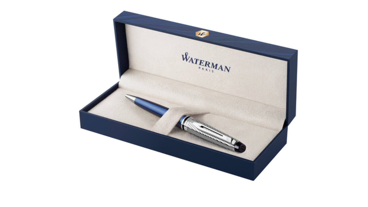 Balpen Waterman Expert metallic Blue CT medium