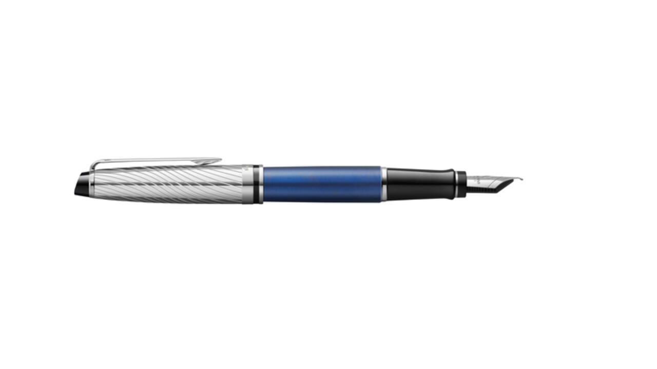 Vulpen Waterman Expert metallic Blue CT medium