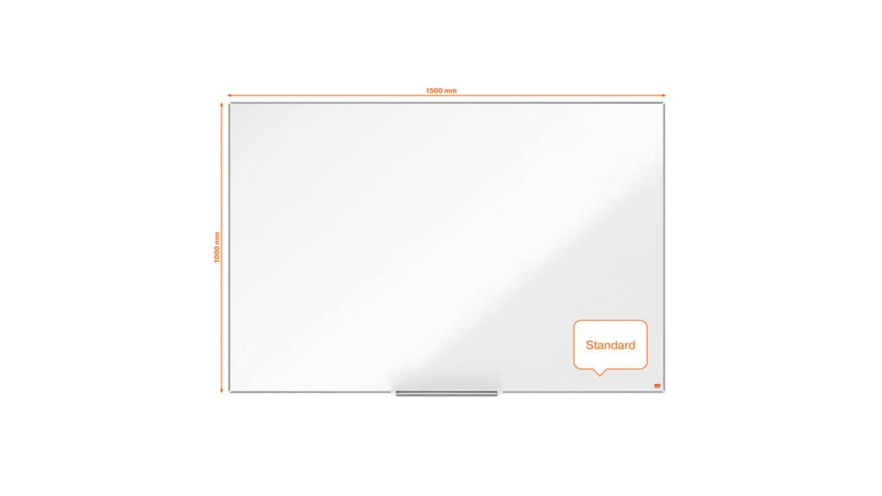 Whiteboard Nobo Impression Pro 100x150cm staal