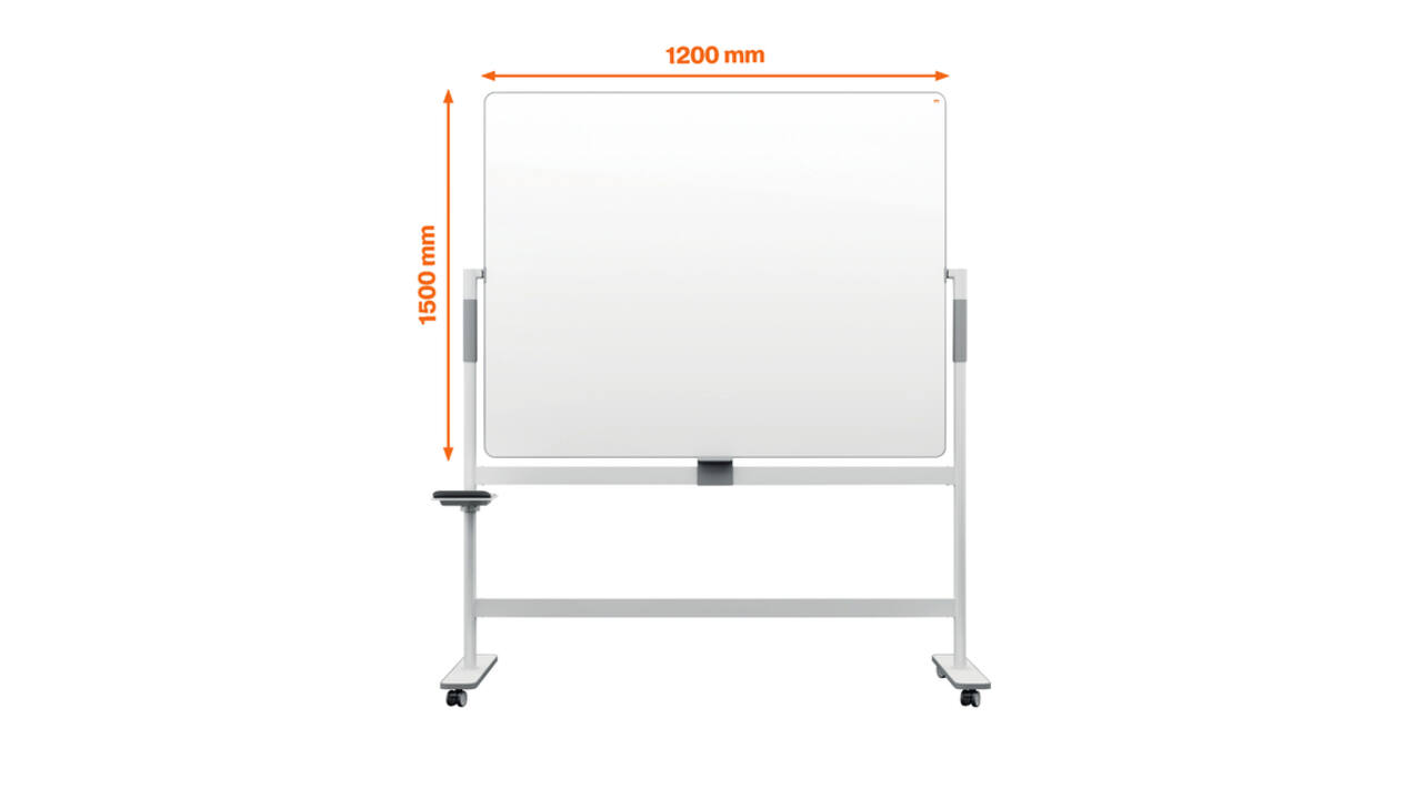 Whiteboard Nobo Move & Meet kantelbaar 120x150cm