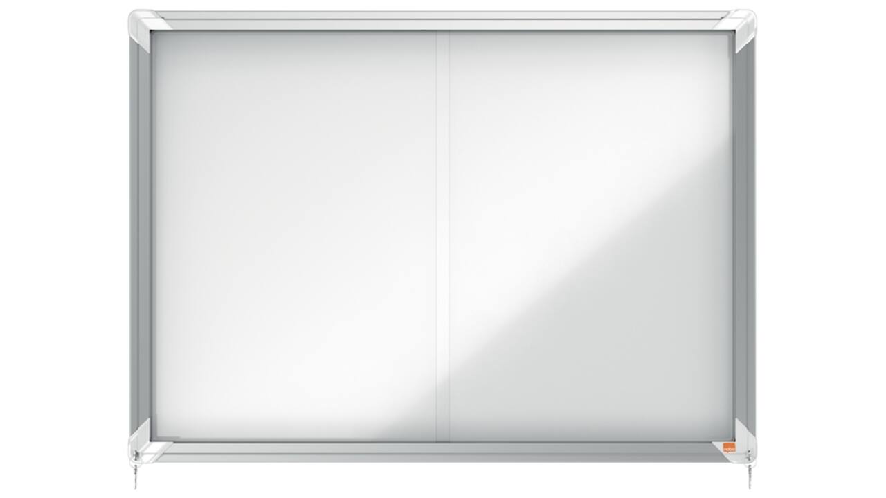 Binnenvitrine Nobo Premium Plus 8xA4 schuifdeur magnetisch