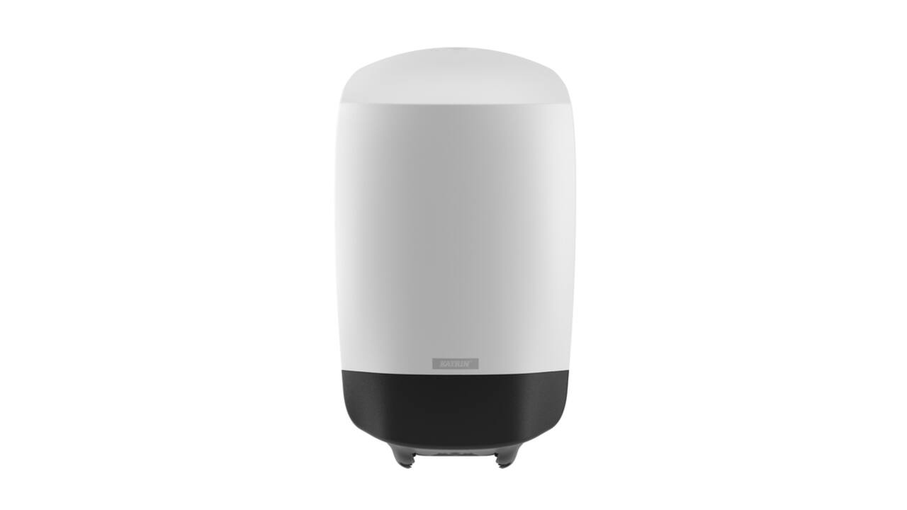Poetspapierdispenser Katrin klein wit 82209