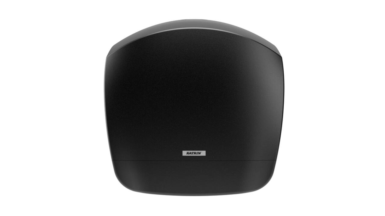 Toiletpapierdispenser Katrin Gigant S jumbo klein zwart 82155