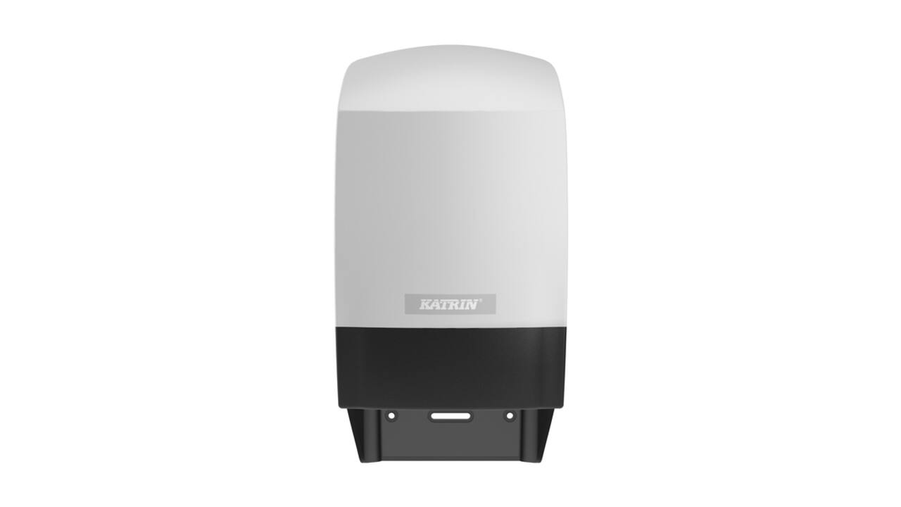 Toiletpapierdispenser Katrin systeemrol duo wit 77496