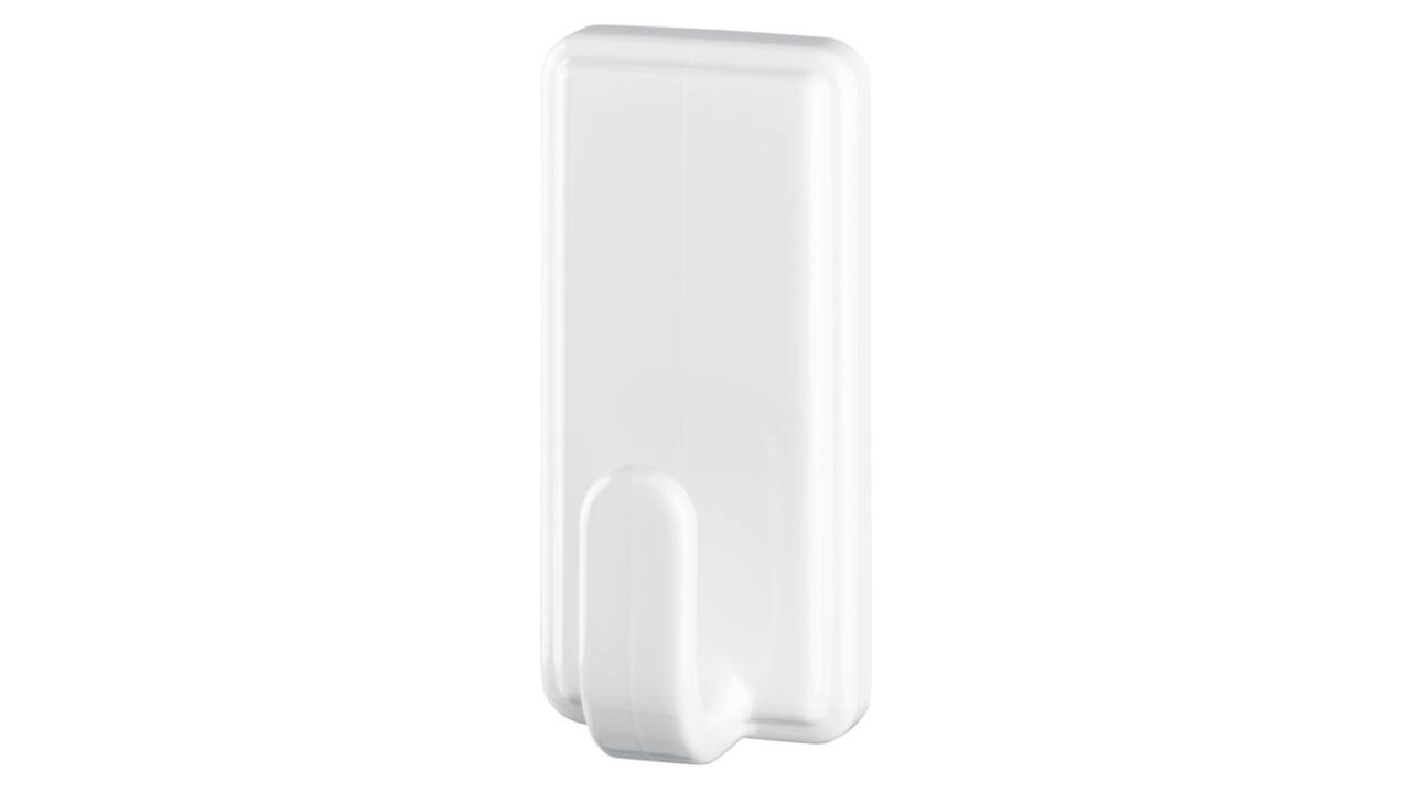 Haken tesa Powerstrips® LARGE Classic zelfklevend verwijderbaar wit 2 stuks