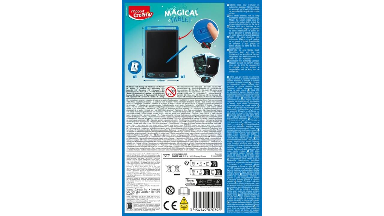 Tekentablet Maped Creativ Magical Tablet blauw