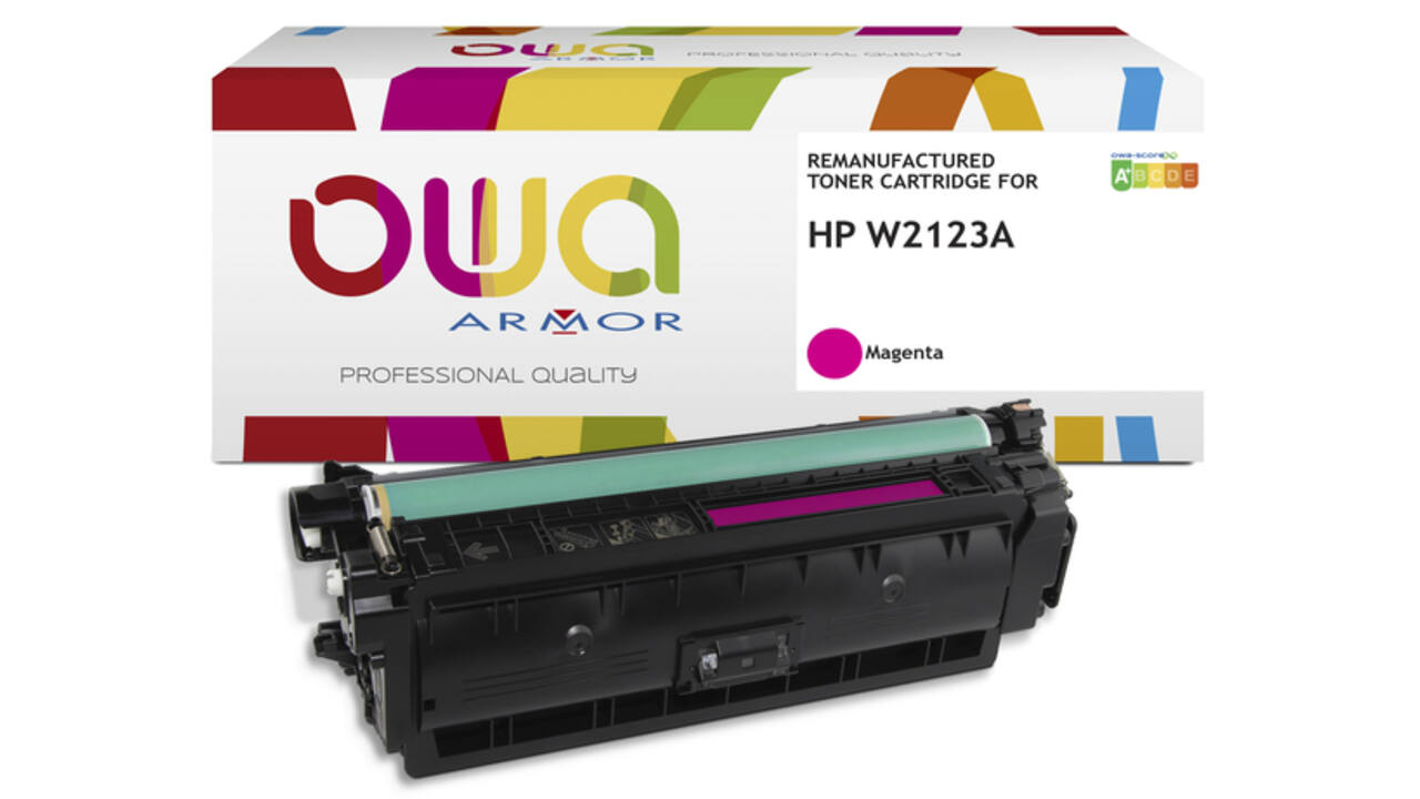 Tonercartridge OWA alternatief tbv HP W2123A rood