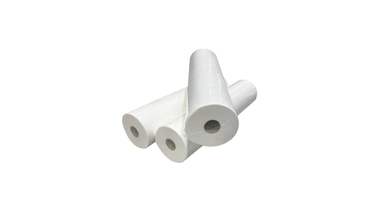 Onderzoektafelpapier Euro Products 2-laags 40cmx100m 250 vel wit 138042