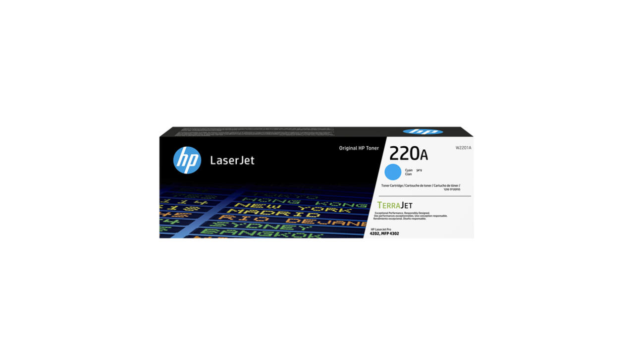 Tonercartridge HP W2201A 220A blauw
