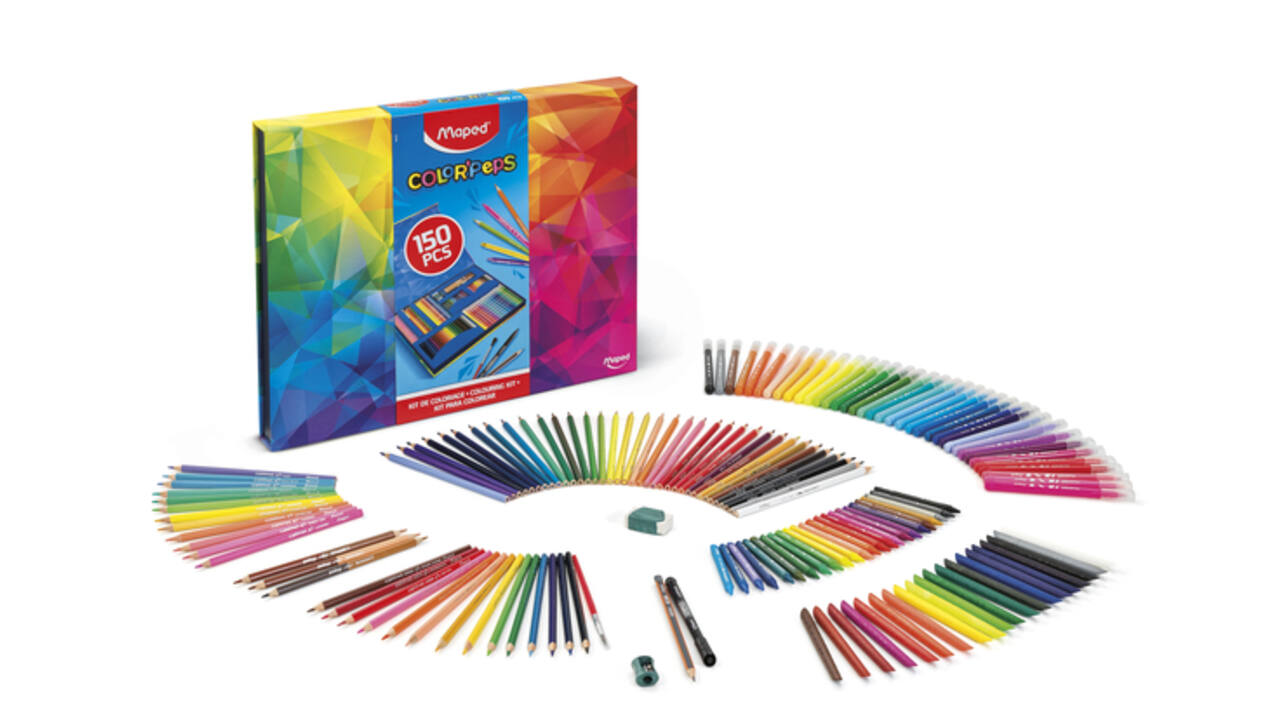 Tekenset Maped Color'Peps 150-delig assorti