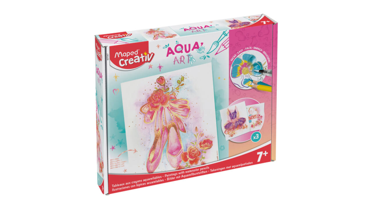 Hobbyset Maped Creativ Aqua'Art ballet 14-delig assorti
