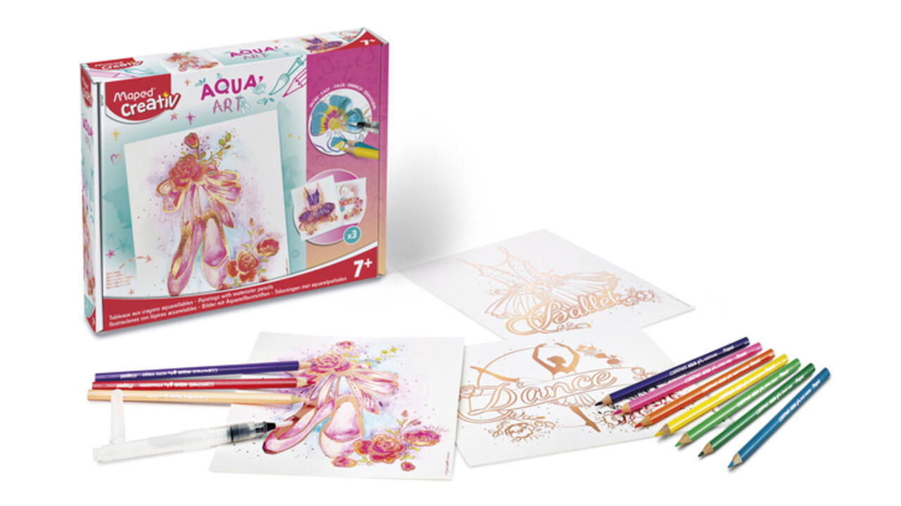 Hobbyset Maped Creativ Aqua'Art ballet 14-delig assorti