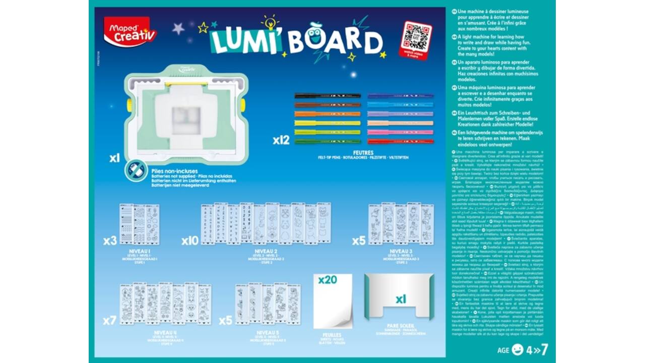 Tekenbord Maped Creativ Lumi'Board met lichtprojectie