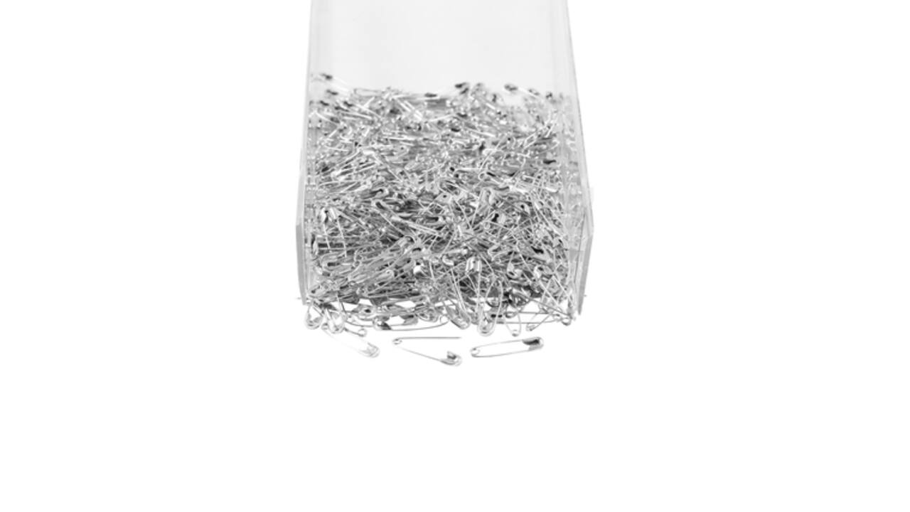Veiligheidsspeld Creativ Company zilverkleurig 22mm 500 stuks