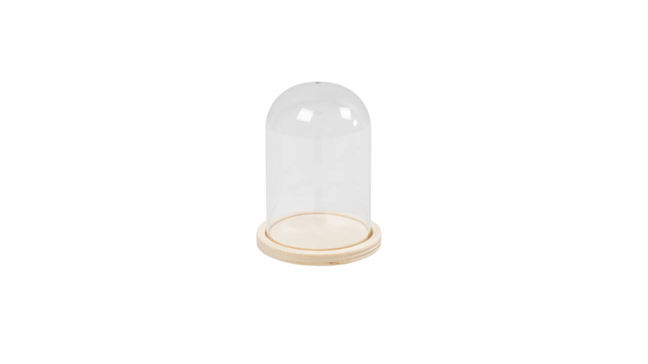 Stolp Creativ Company met houten voet 9.5cm x 6cm