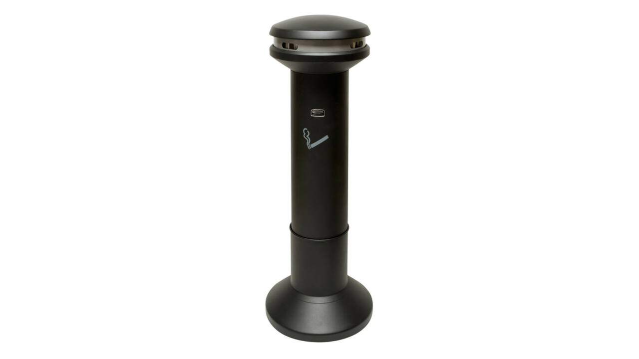 Asbak Rubbermaid Infinity XL staand zwart