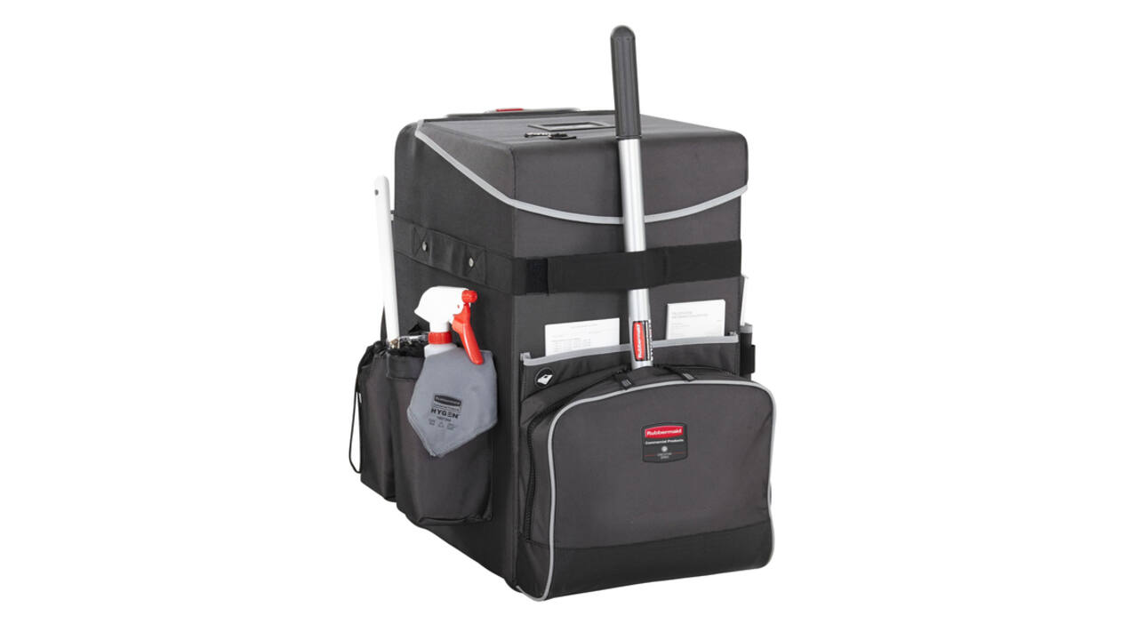 Trolley Rubbermaid Executive Quick Cart groot grijs