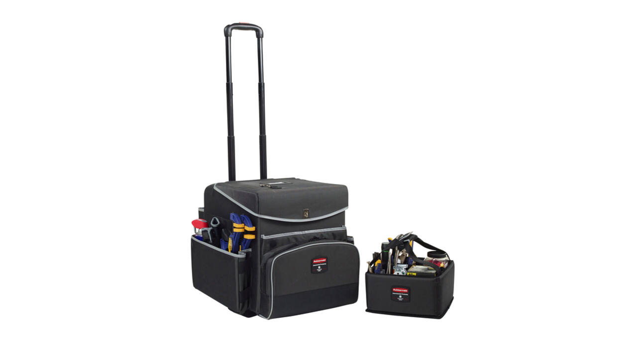 Trolley Rubbermaid Executive Quick Cart klein grijs
