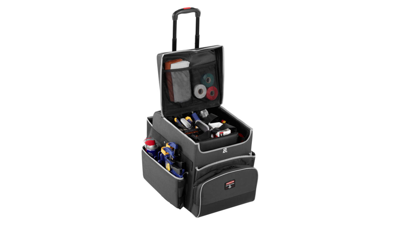 Trolley Rubbermaid Executive Quick Cart klein grijs