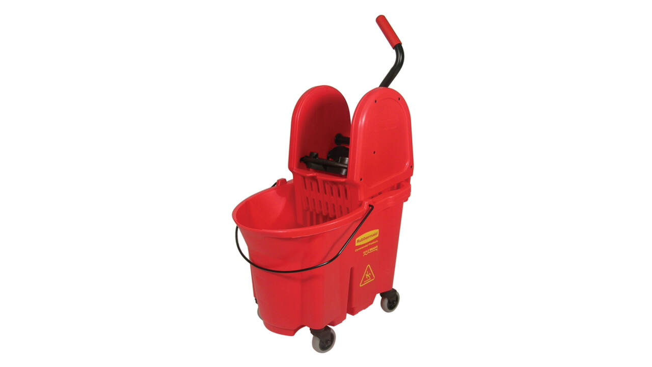 Mopemmer Rubbermaid Wavebrake met wringer 33L rood