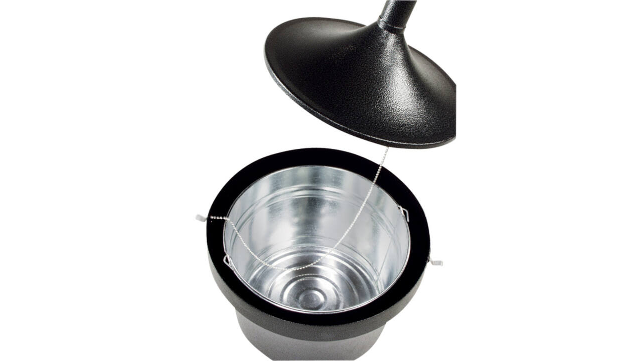 Asbak Rubbermaid Smokers' Station Aladdin vrijstaand zwart