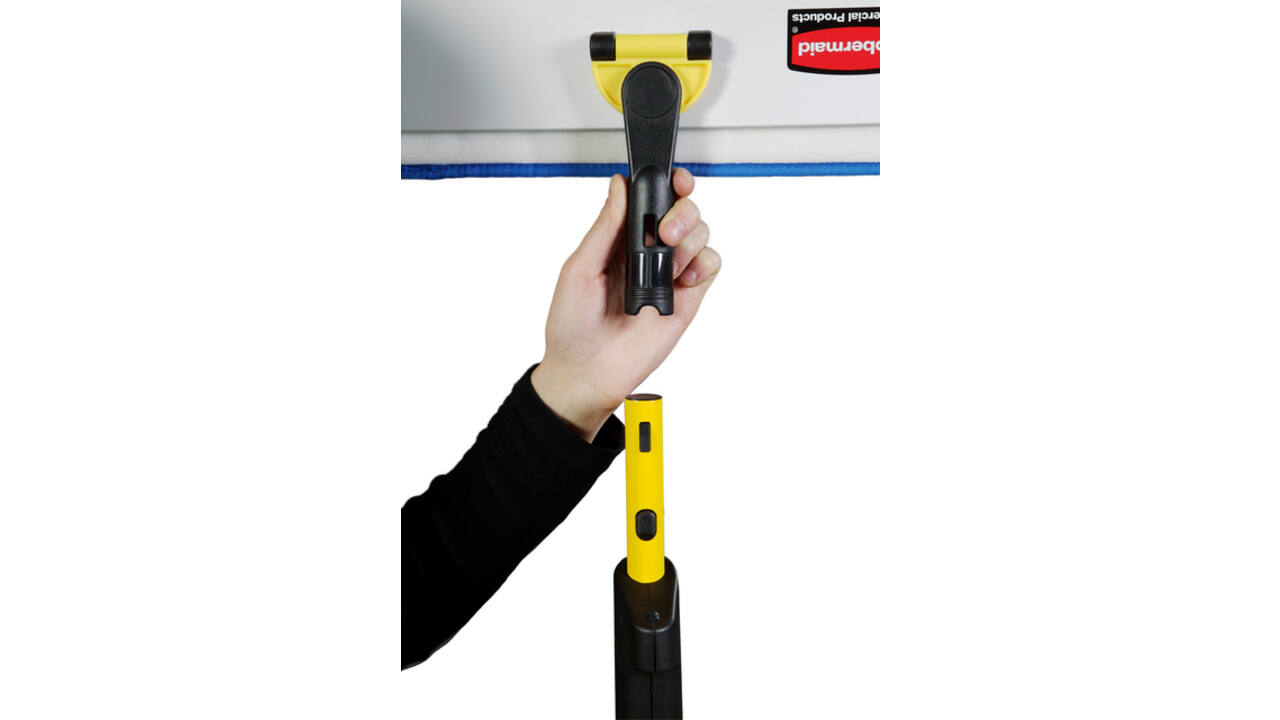 Vlakmopsysteem Rubbermaid Hygen Pulse geel