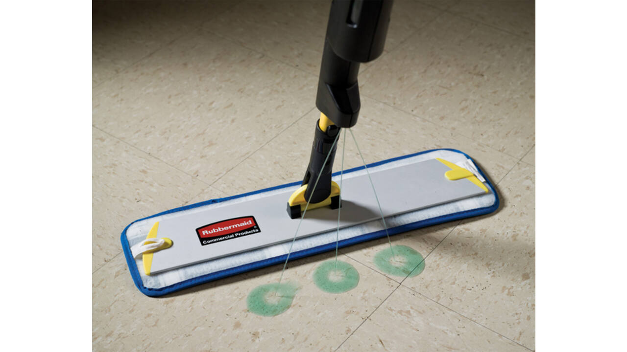 Vlakmopsysteem Rubbermaid Hygen Pulse geel