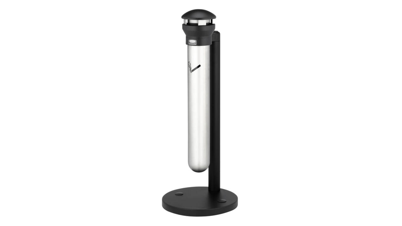 Asbak Rubbermaid Infinity vrijstaand RVS