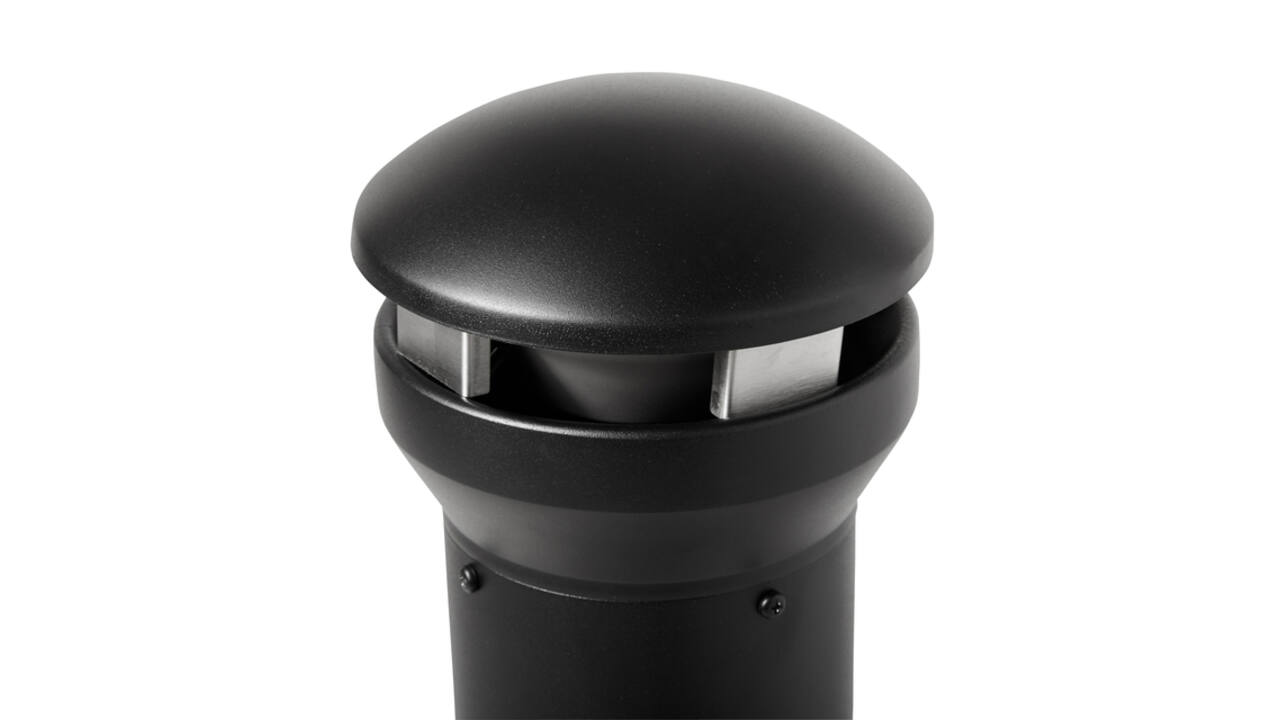 Asbak Rubbermaid Infinity Genie staand zwart