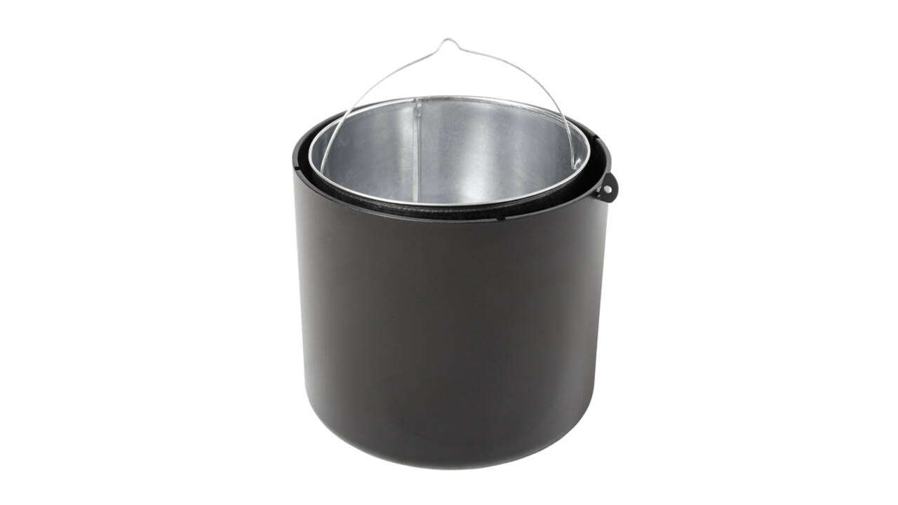Asbak Rubbermaid Infinity Genie staand zwart