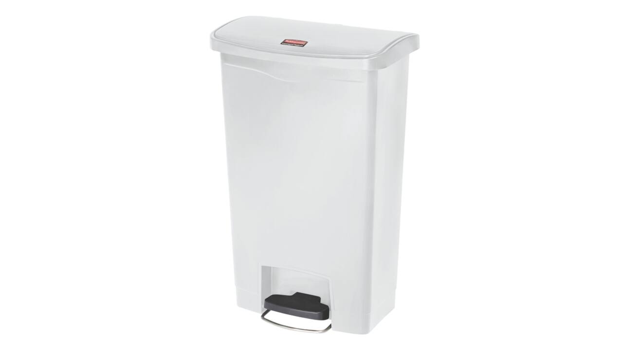 Pedaalemmer Rubbermaid Slim Jim Step-On 50liter wit
