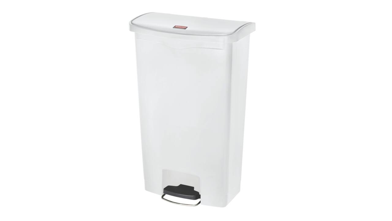 Pedaalemmer Rubbermaid Slim Jim Step-On 68liter wit