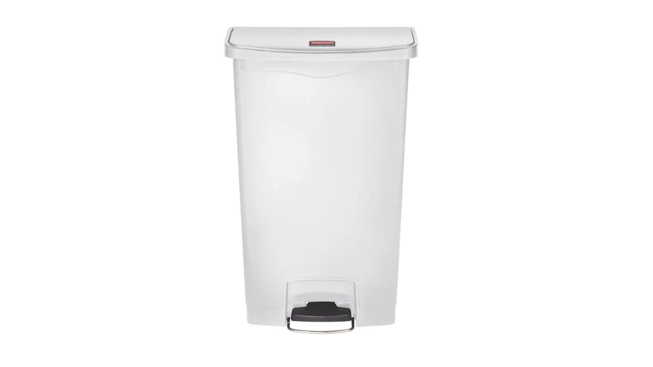 Pedaalemmer Rubbermaid Slim Jim Step-On 68liter wit