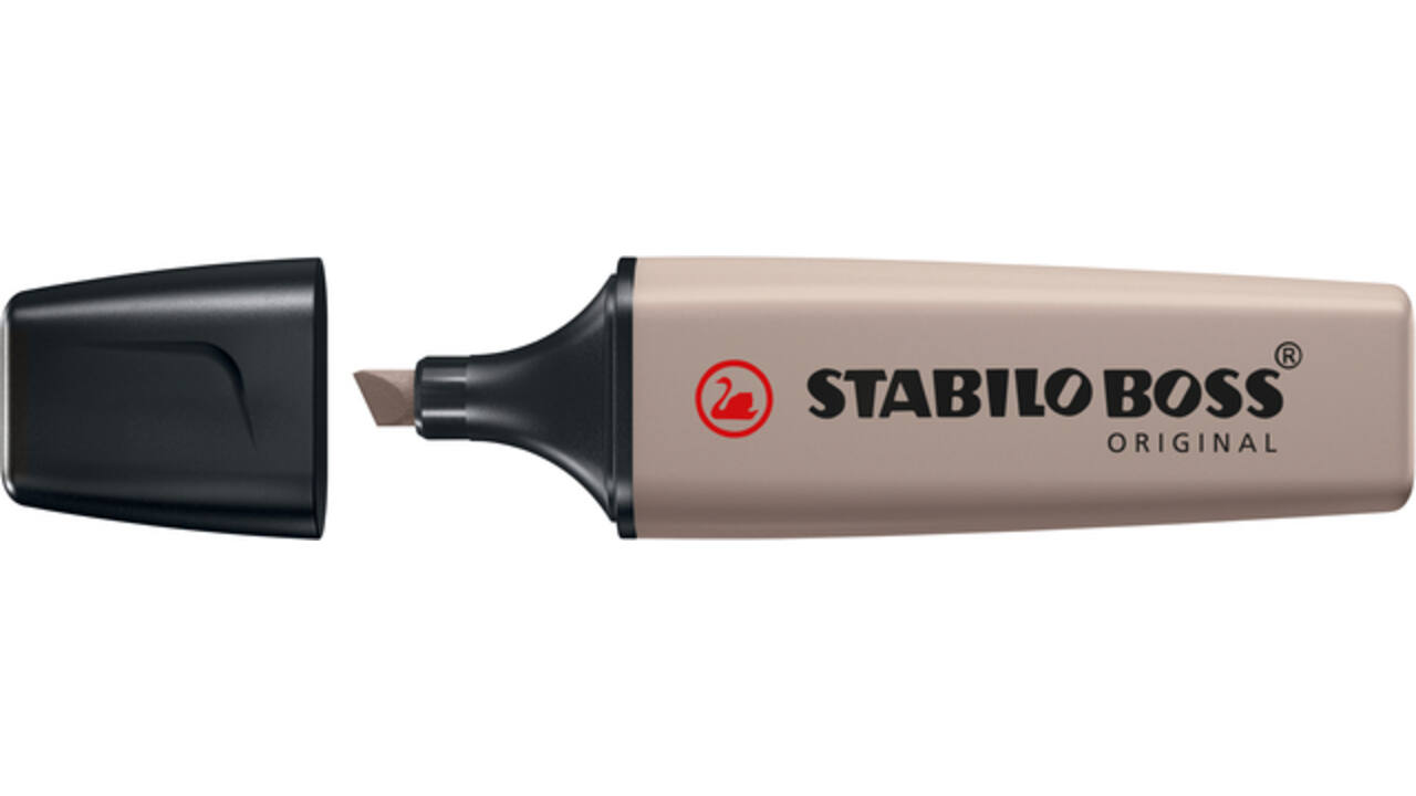 Markeerstift STABILO Boss 70/193 nature colors warmgrijs